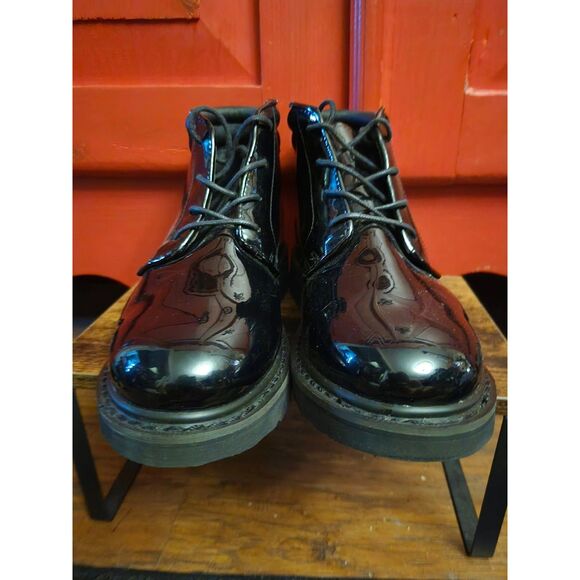 Rocky M 6 W 8 Dress Leather High Gloss 5" Soft Toe Chukka Service Boot FQ00500-8 - Picture 3 of 6